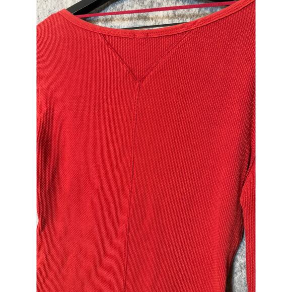NWOT We The Free Art School Cuffed Long Sleeve Red Size Large - Picture 6 of 7